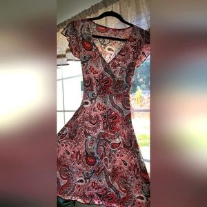 Women's dress. Fit and flare. Size Med.